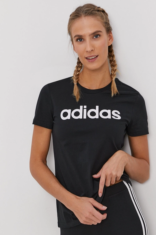 nero adidas  t-shirt Donna