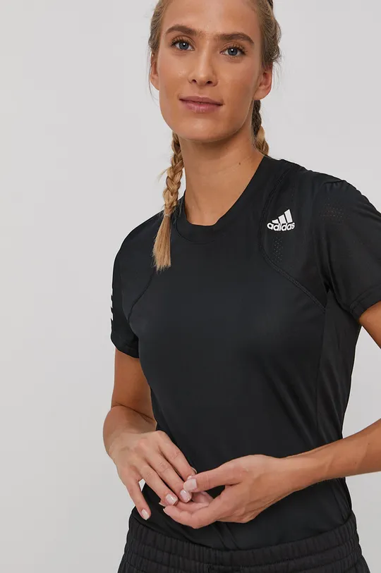 crna Majica kratkih rukava adidas Performance Ženski