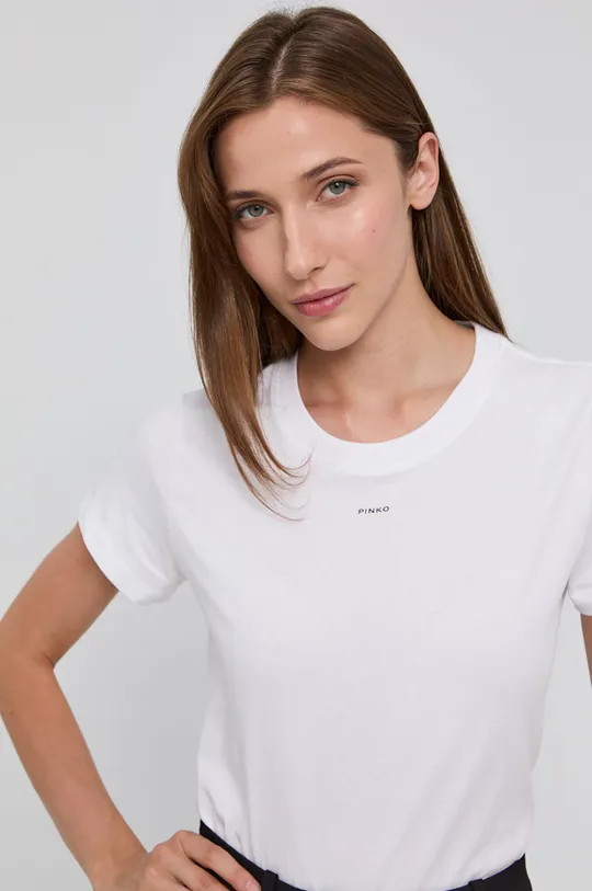biały Pinko T-shirt