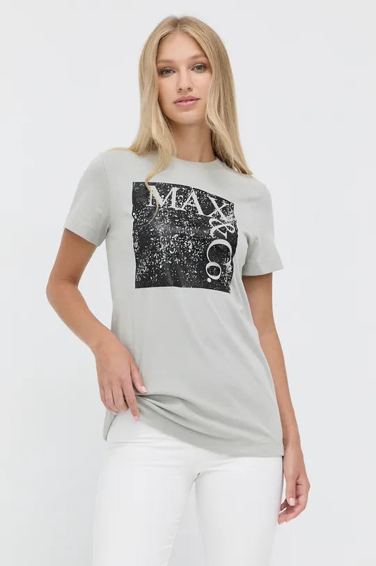πράσινο MAX&Co. - Βαμβακερό μπλουζάκι Γυναικεία