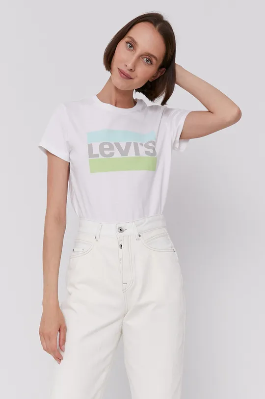 bianco Levi's t-shirt Donna