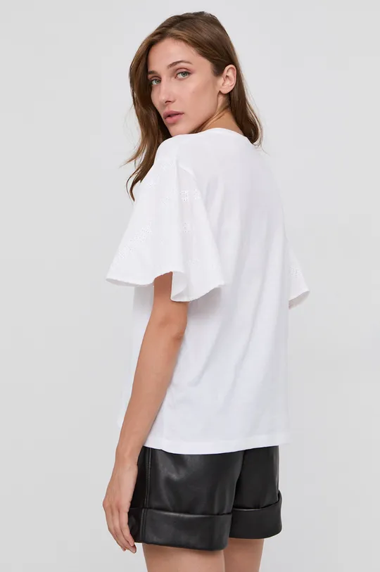Karl Lagerfeld T-shirt bawełniany 215W1703 100 % Bawełna