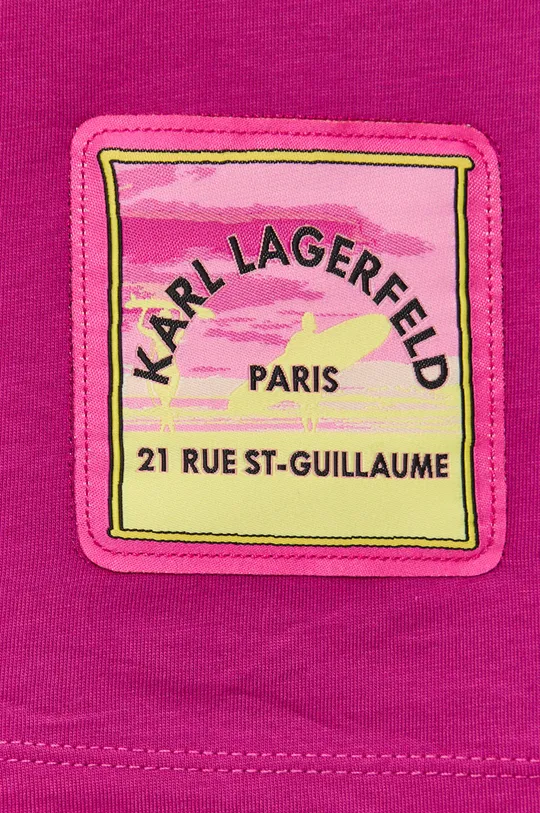Karl Lagerfeld T-shirt bawełniany 215W1708 Damski