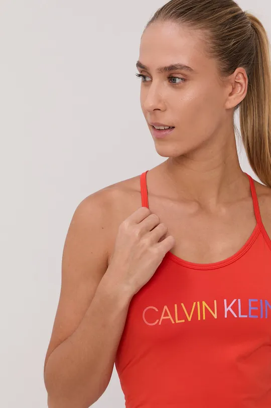 oranžová Top Calvin Klein Performance