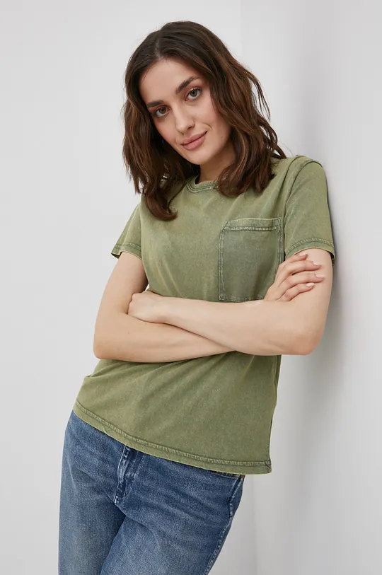 πράσινο Βαμβακερό μπλουζάκι JDY Γυναικεία