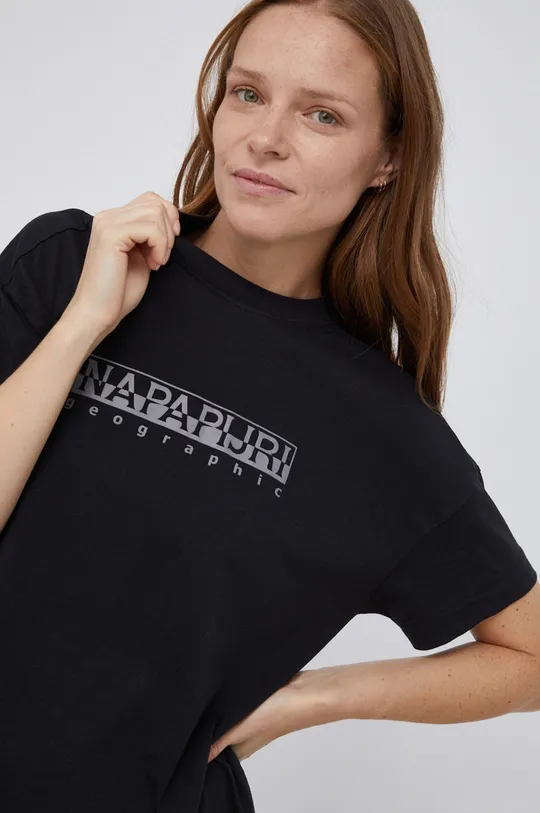 czarny Napapijri T-shirt