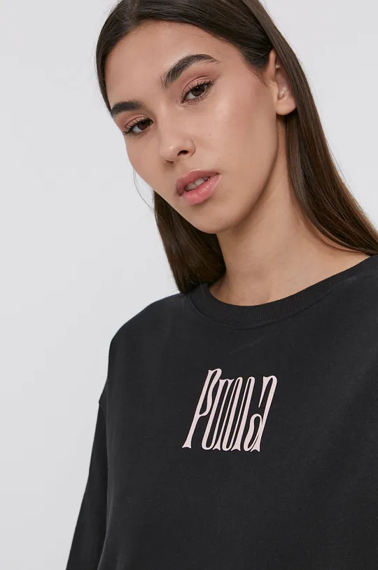 czarny Puma T-shirt bawełniany 531679
