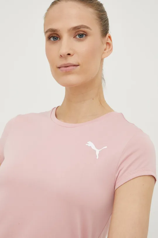 ροζ T-shirt προπόνησης Puma 586857