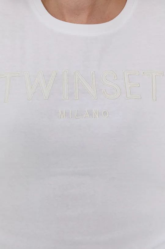 Twinset T-shirt bawełniany Damski