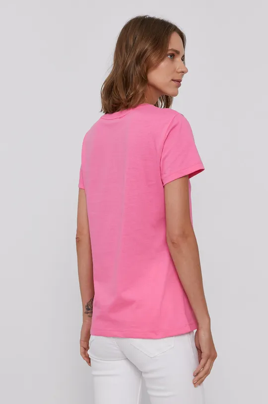 Armani Exchange T-shirt bawełniany 6KYTER.YJ6QZ różowy