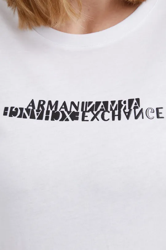 Armani Exchange T-shirt bawełniany 6KYTGT.YJG3Z Damski