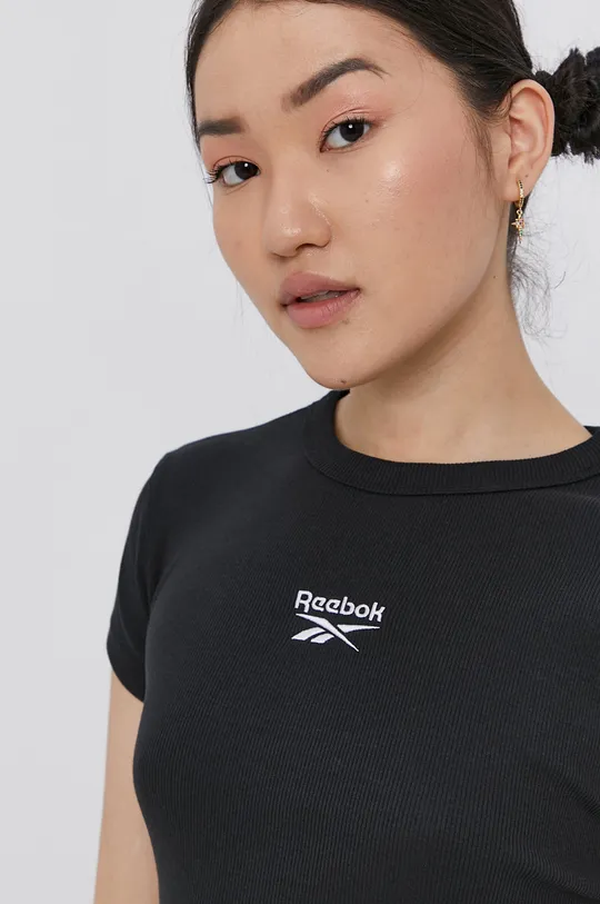czarny Reebok Classic T-shirt GS1696