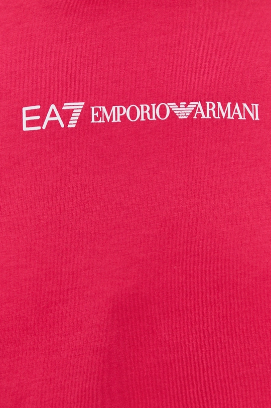 Хлопковая футболка EA7 Emporio Armani Женский