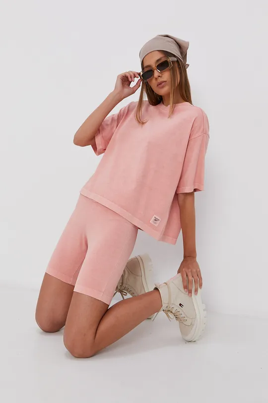Reebok Classic cotton t-shirt pastel pink