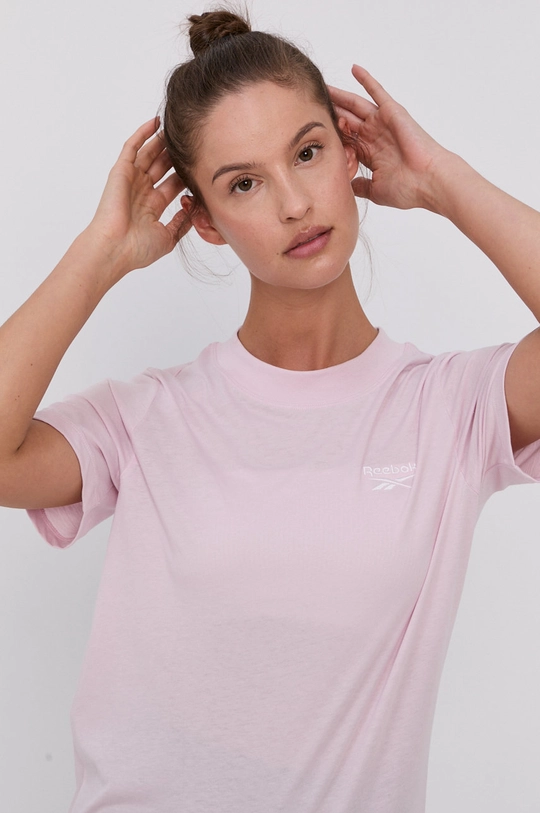 różowy Reebok T-shirt H50357 Damski