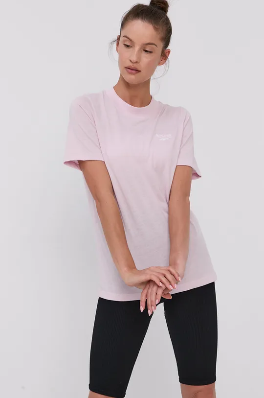 Reebok T-shirt H50357 różowy