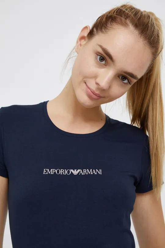 granatowy Emporio Armani Underwear T-shirt 163139.1A227