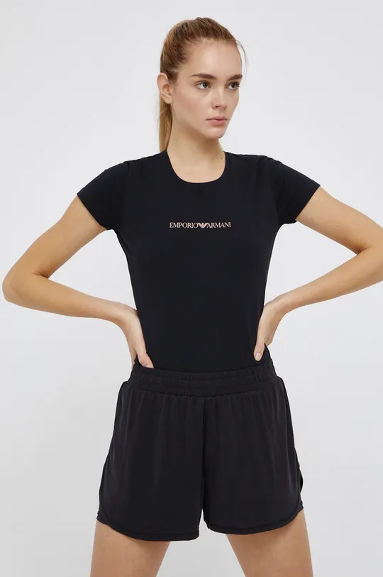 crna Majica kratkih rukava Emporio Armani Underwear