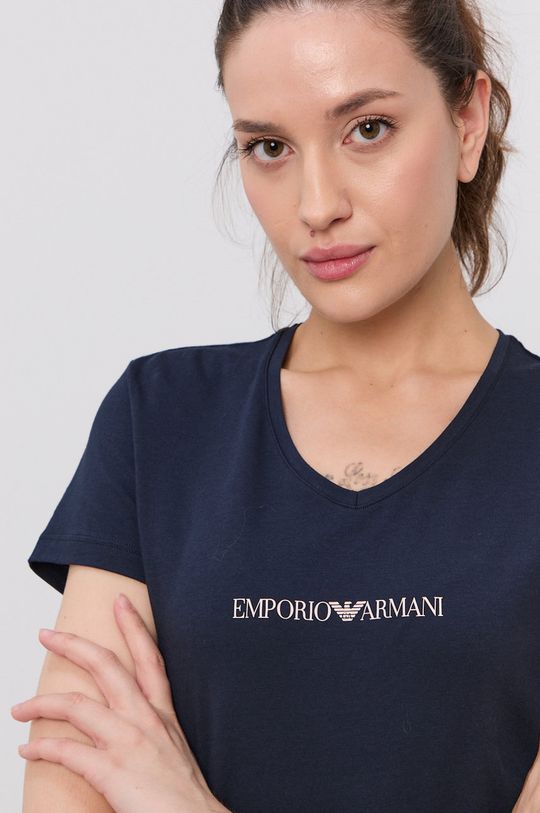 námořnická modř Tričko Emporio Armani Underwear
