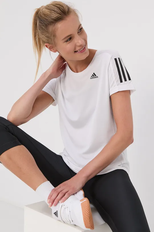 білий Футболка adidas Performance Жіночий