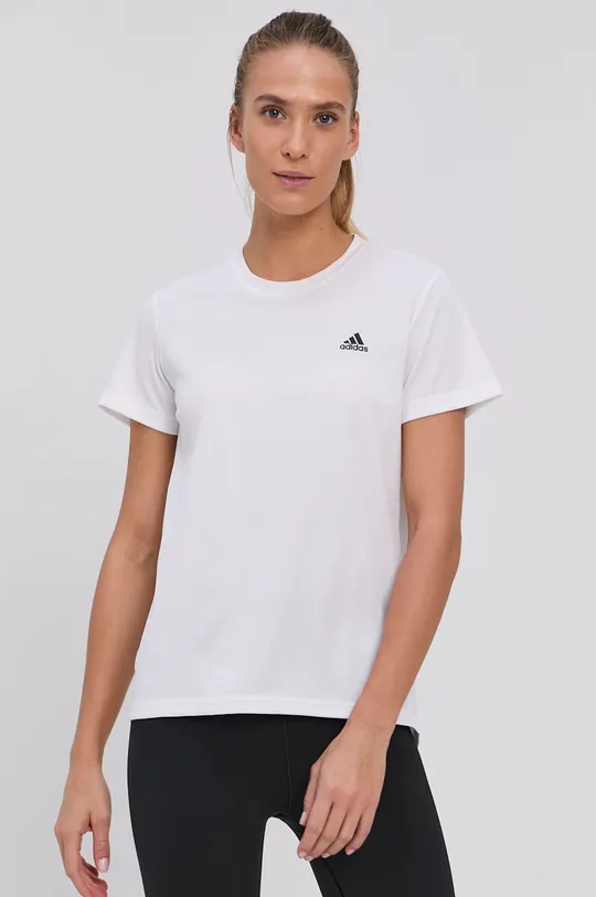 biały adidas T-shirt GS8797 Damski