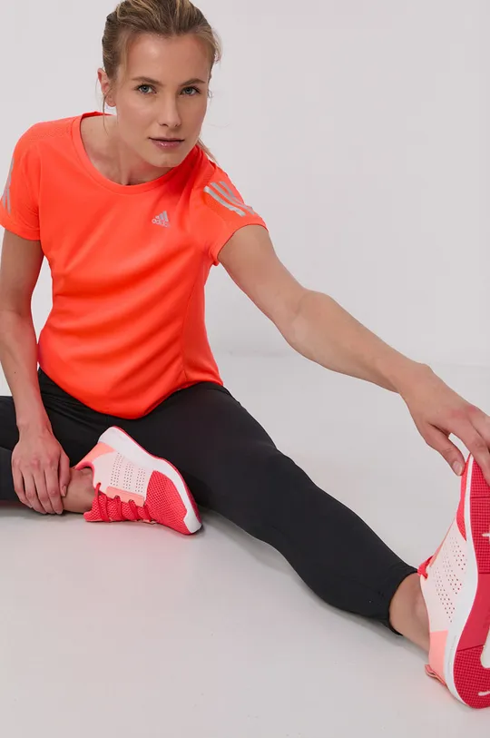 Tričko adidas Performance H30044 oranžová