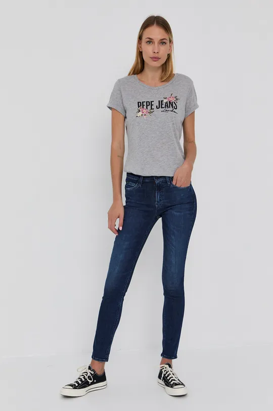 Pepe Jeans T-shirt Patience szary