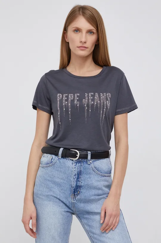 sivá Tričko Pepe Jeans