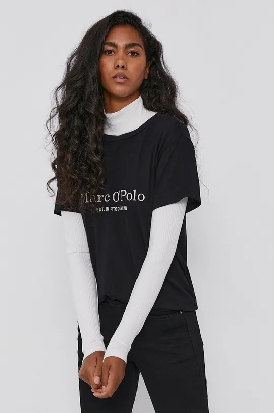 czarny Marc O'Polo T-shirt