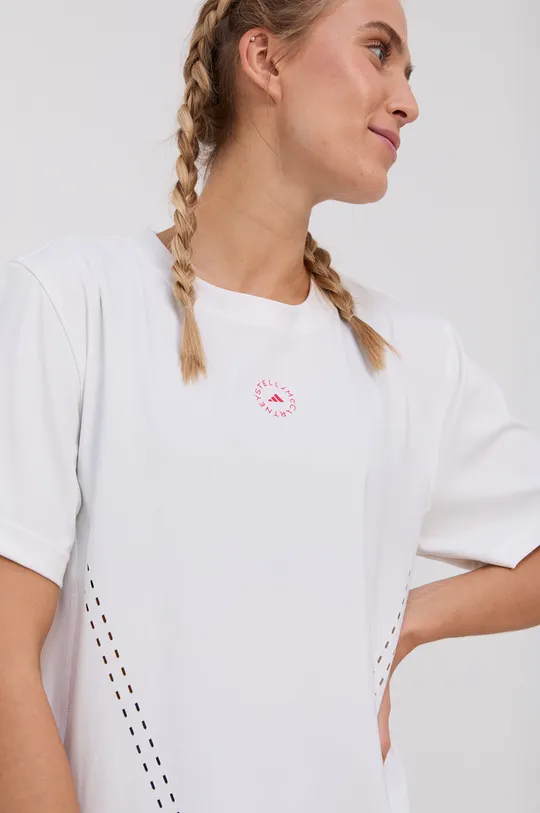 biały adidas by Stella McCartney T-shirt GT6869