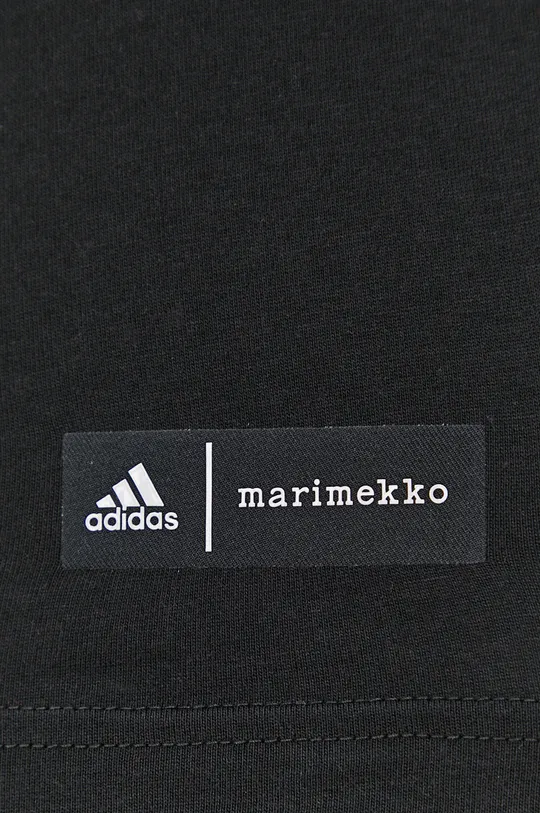 Хлопковая футболка adidas Performance x Marimekko H15835 Женский