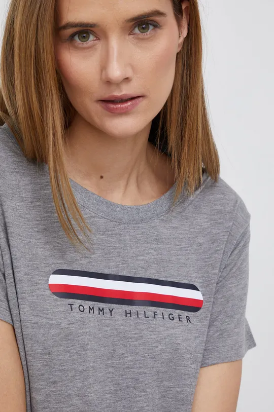 Μπλουζάκι Tommy Hilfiger γκρί