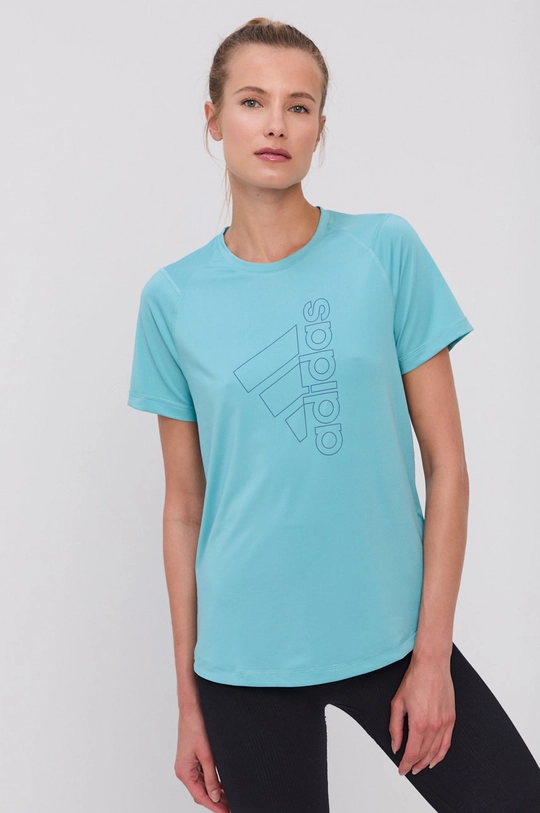 adidas T-shirt GS8773 zielony