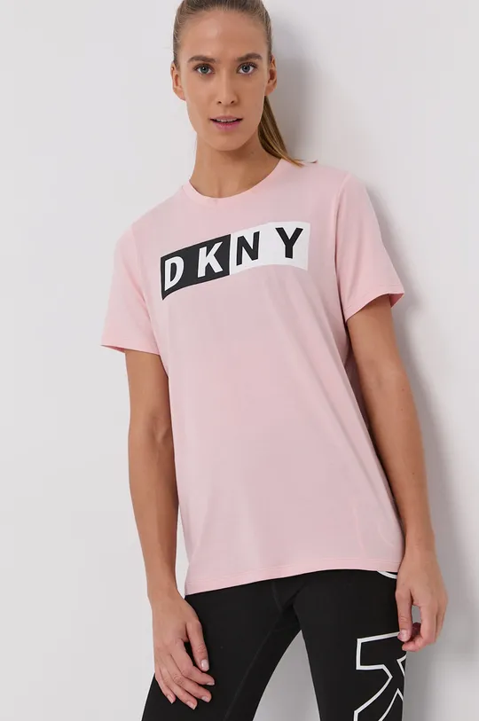 Dkny - T-shirt DP1T5894 różowy