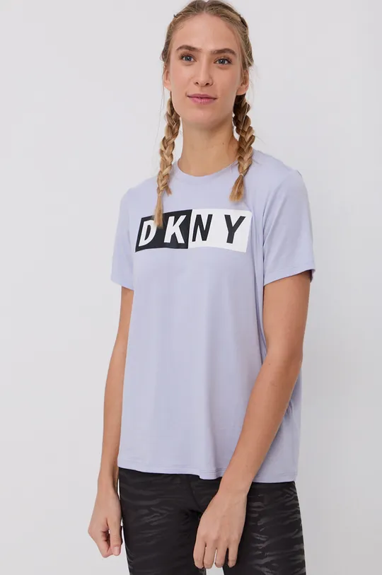Dkny - T-shirt DP1T5894 niebieski