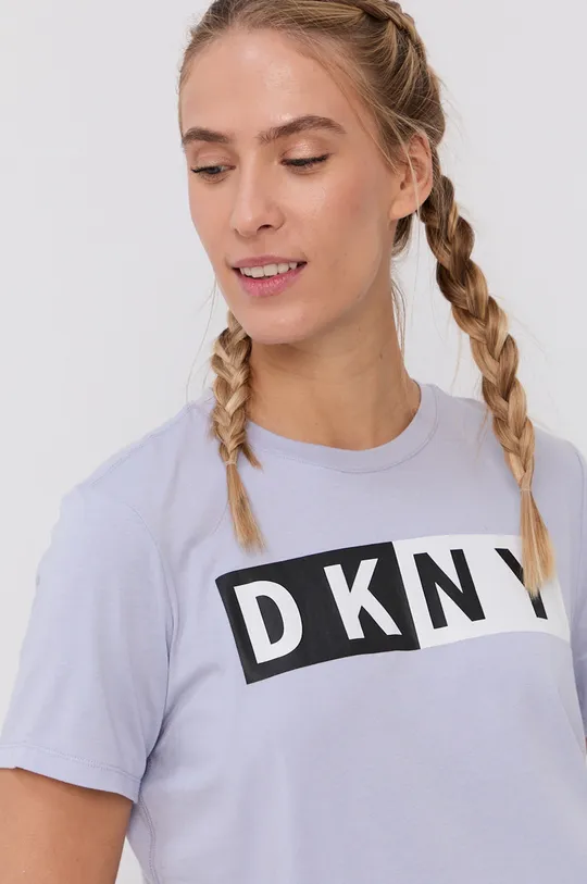 niebieski Dkny - T-shirt DP1T5894