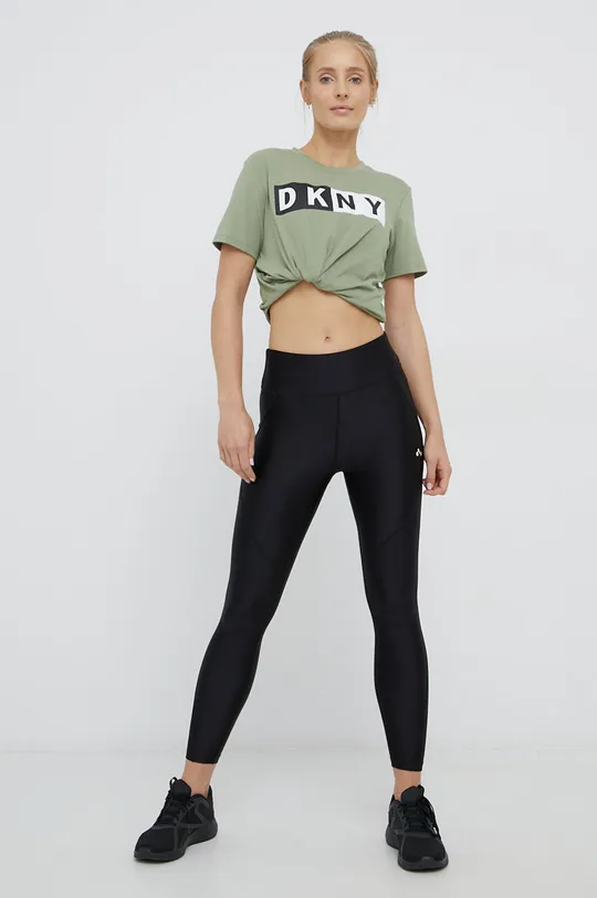 Dkny - T-shirt DP1T5894 zielony