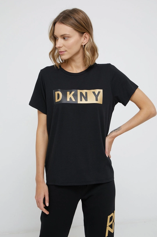 чёрный Футболка Dkny