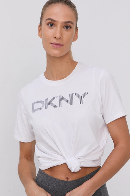 λευκό Μπλουζάκι Dkny