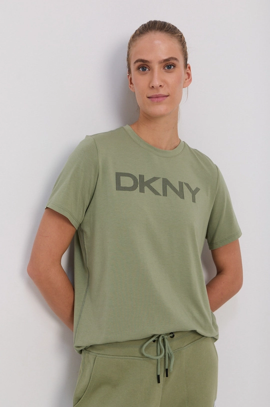 zielony Dkny T-shirt DP1T6749 Damski