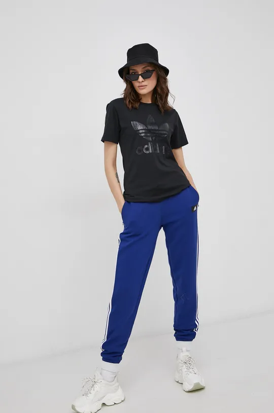 adidas Originals T-shirt bawełniany H09772 czarny