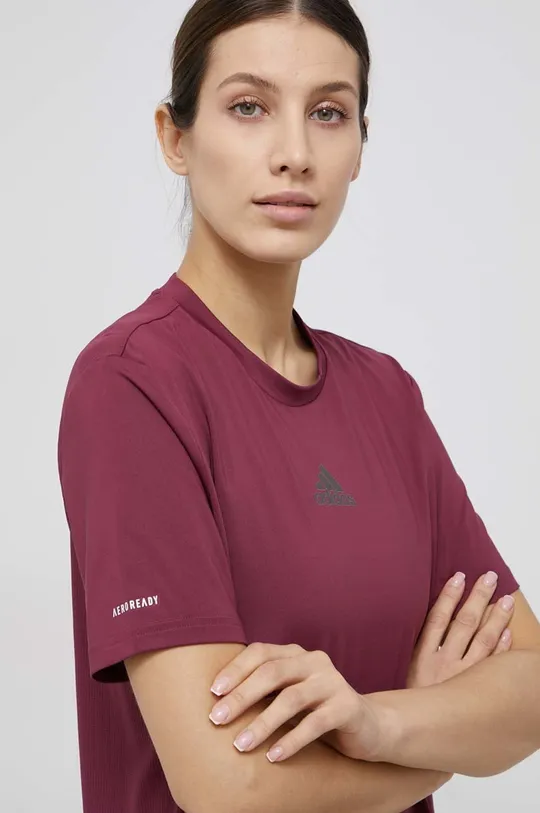 ljubičasta adidas - Majica kratkih rukava