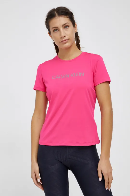 Majica kratkih rukava Calvin Klein Performance roza