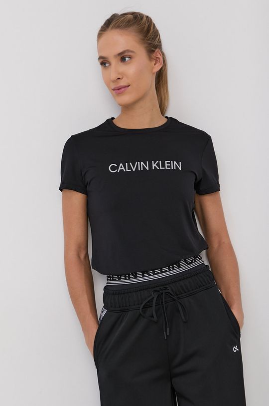 černá Tričko Calvin Klein Performance