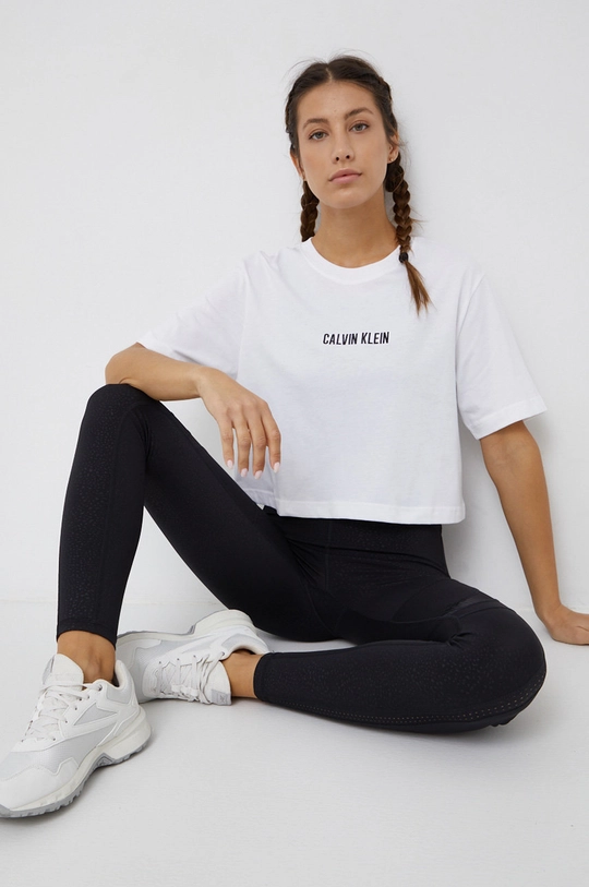 Calvin Klein Performance - T-shirt biały