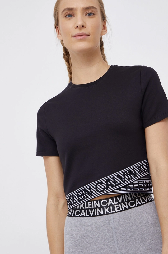 czarny Calvin Klein Performance T-shirt Damski