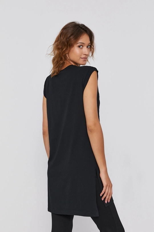 Îmbrăcăminte Dkny Tricou P1DTDB2M negru