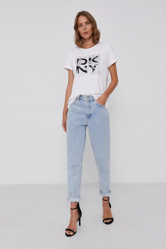 Dkny T-shirt P1DSLDNA 57 % Bawełna, 38 % Modal, 5 % Spandex