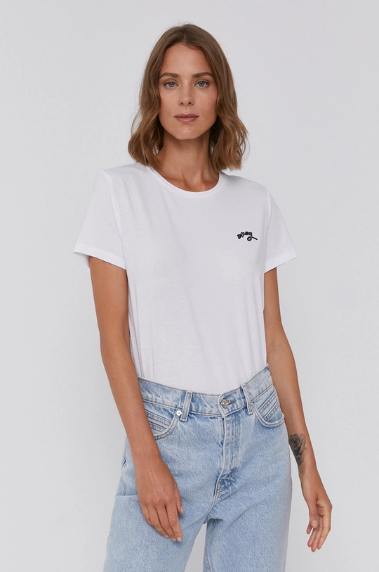 biały Dkny T-shirt P1DSFDNA Damski