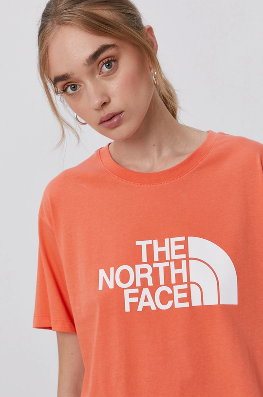 pomarańczowy The North Face T-shirt bawełniany